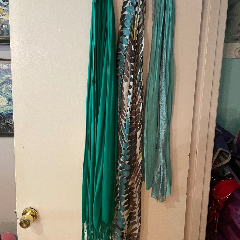 Assorted scarves